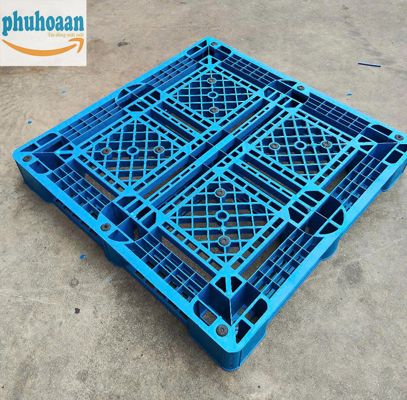 Pallet nhựa PL09LK xanh loại 2 giá rẻ