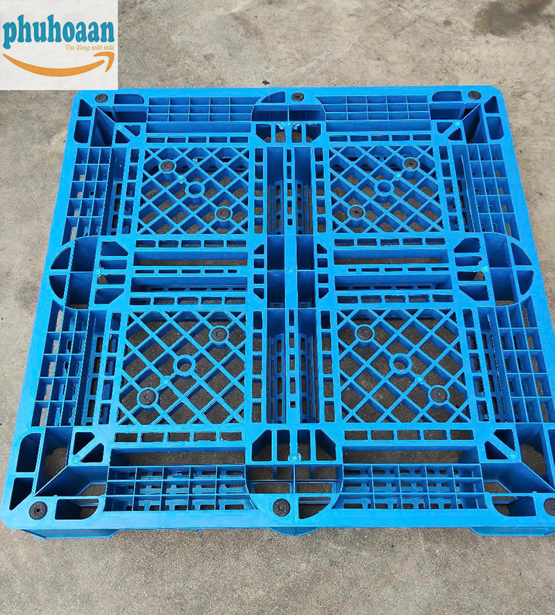 Pallet nhựa PL09LK xanh loại 2 giá rẻ