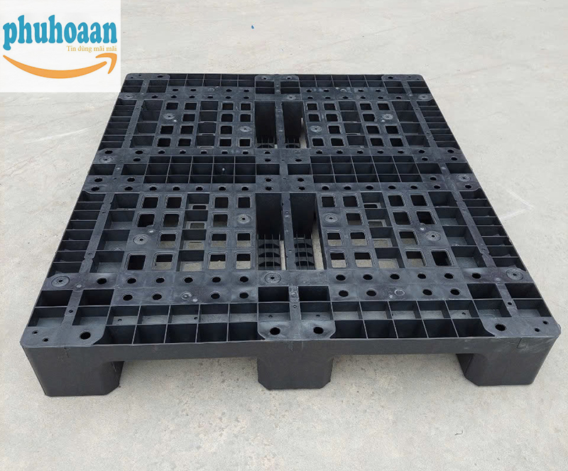Pallet nhựa PL11LK màu đen giá rẻ