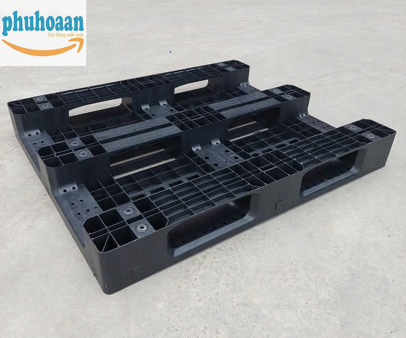Pallet nhựa PL11LK màu đen giá rẻ