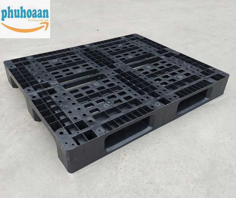 Pallet nhựa PL11LK màu đen giá rẻ