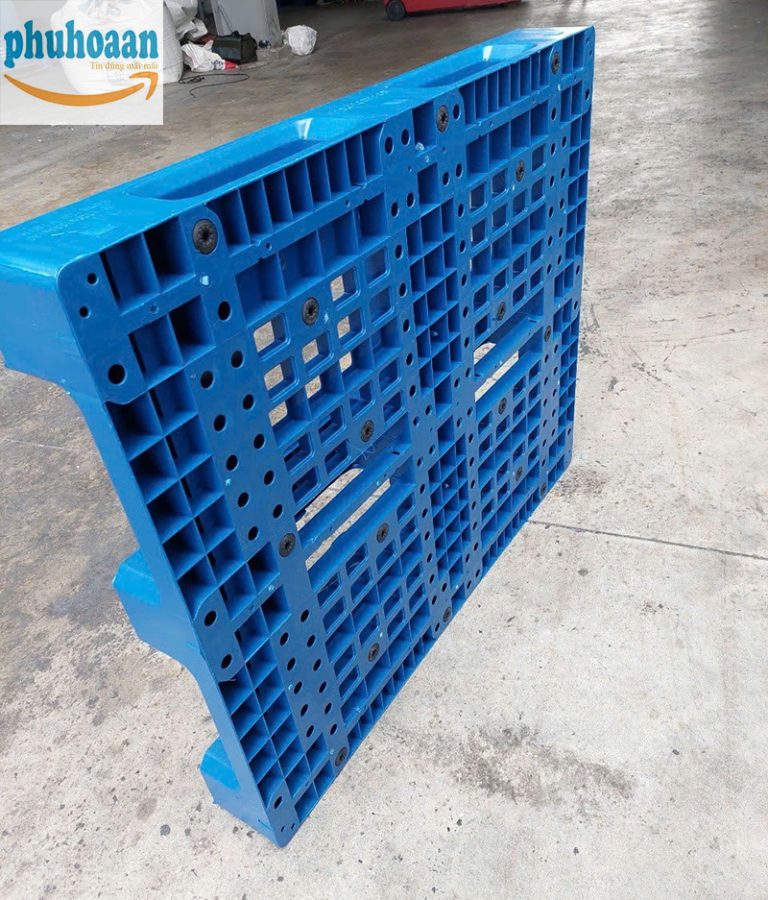 Pallet nhựa PL11LK màu xanh loại 2 giá rẻ