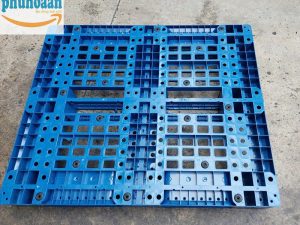 Pallet nhựa PL11LK màu xanh loại 2 giá rẻ