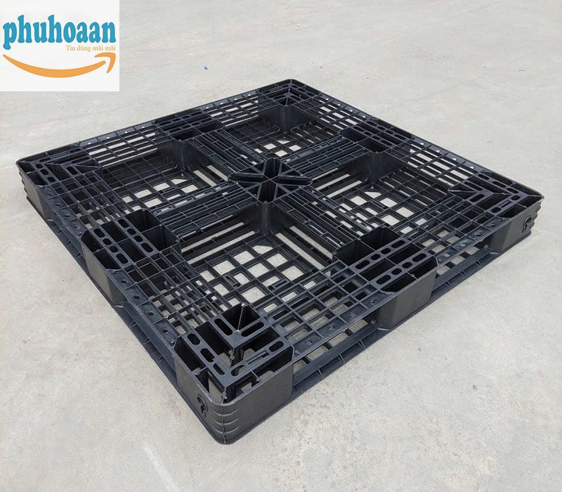 Pallet nhựa PL15LK màu đen giá rẻ