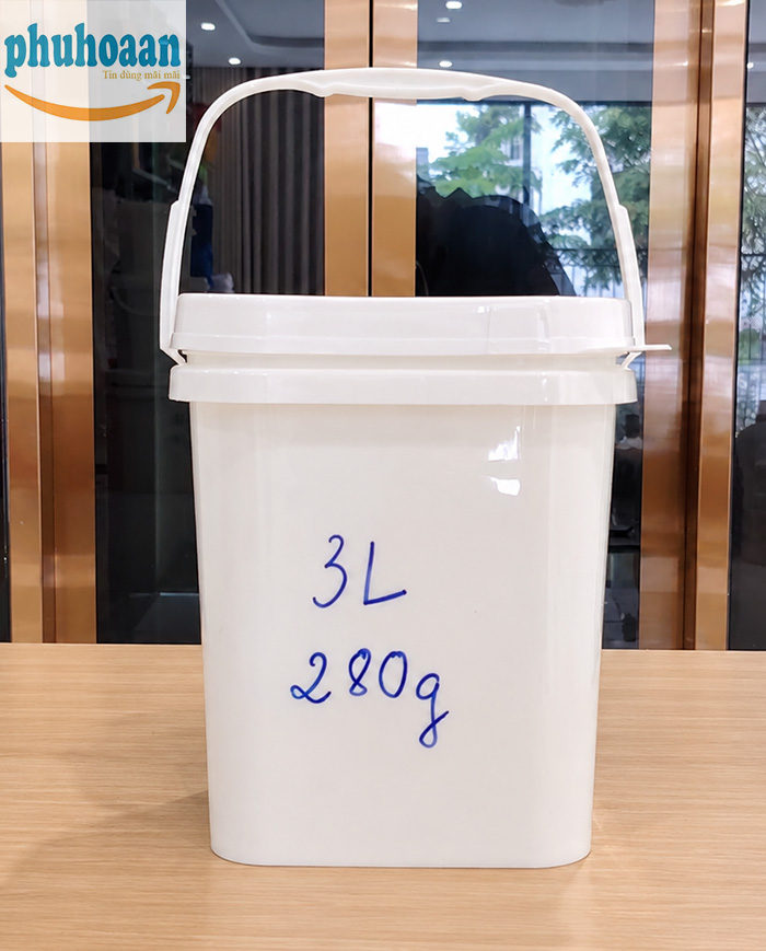 Xô Nhựa Vuông 3L
